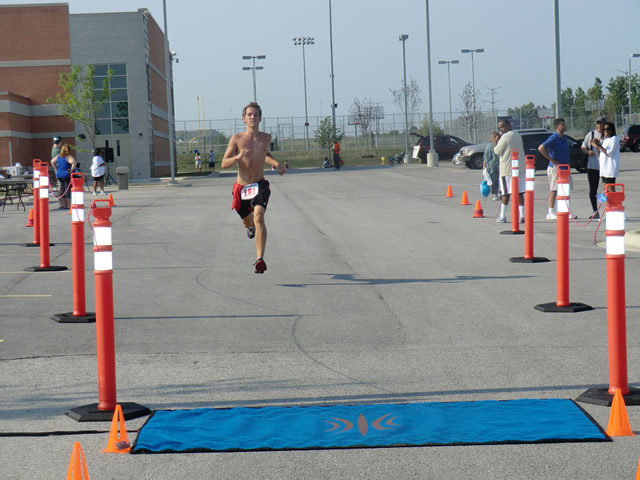 Saturday June 30, 2012 - Runners making the finish of The Great 8K!