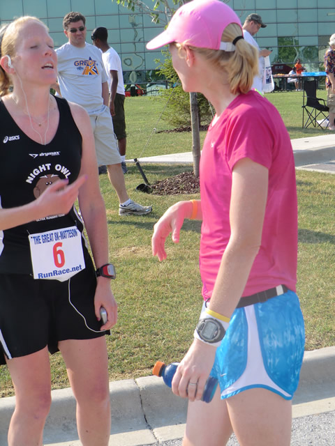 Saturday June 30, 2012 - Runners making the finish of The Great 8K!