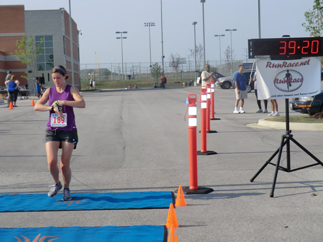 Saturday June 30, 2012 - Runners making the finish of The Great 8K!