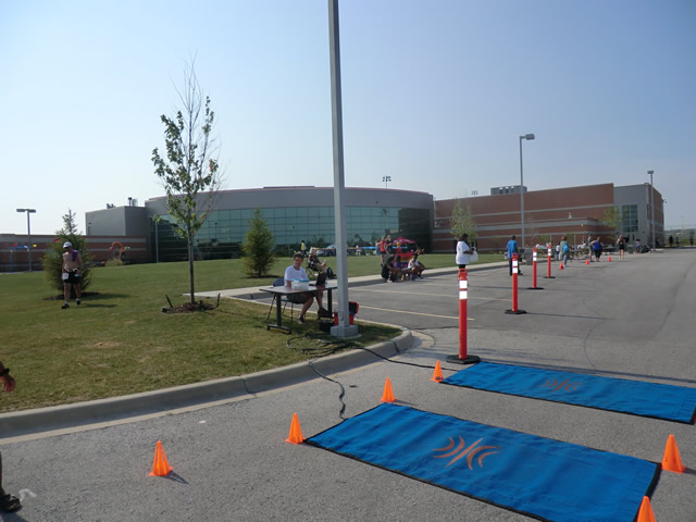 Saturday June 30, 2012 - Runners making the finish of The Great 8K!