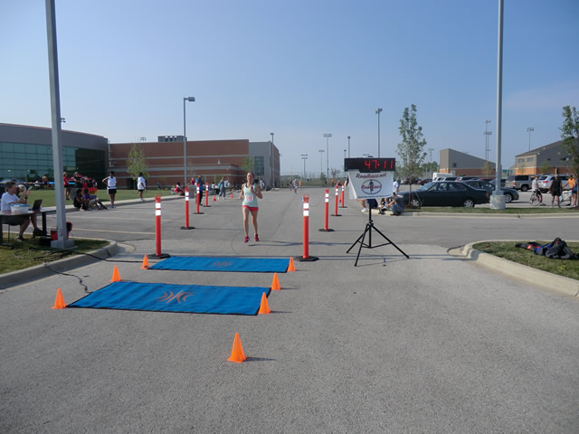 Saturday June 30, 2012 - Runners making the finish of The Great 8K!