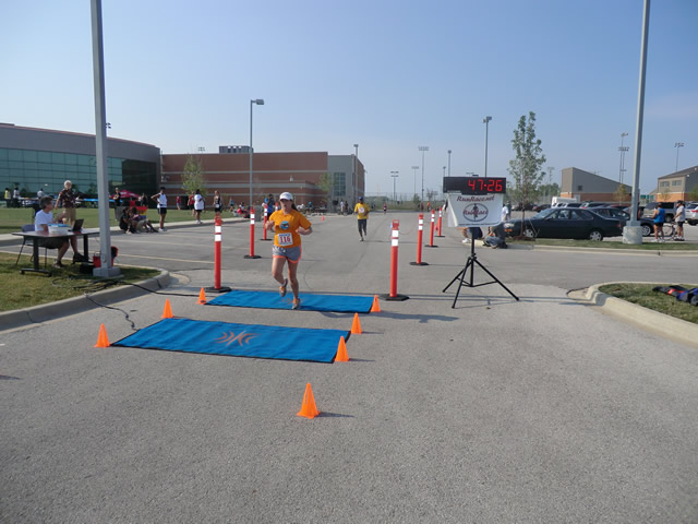 Saturday June 30, 2012 - Runners making the finish of The Great 8K!