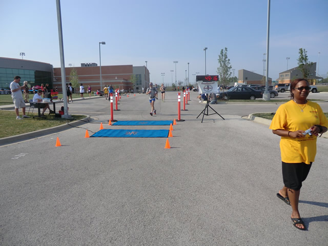Saturday June 30, 2012 - Runners making the finish of The Great 8K!