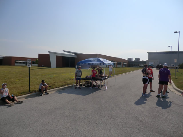 Saturday June 30, 2012 - Runners making the finish of The Great 8K!