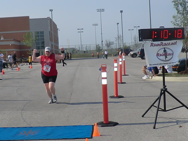 Saturday June 30, 2012 - Runners making the finish of The Great 8K!