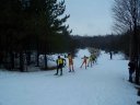 Saturday March 13, 2010 - Start of the 44 Kilometer Freestyle : 9:20 am