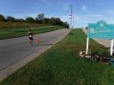 Just about to mile 3 on Schwaeger Drive