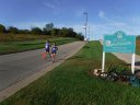 Just about to mile 3 on Schwaeger Drive