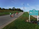 Just about to mile 3 on Schwaeger Drive