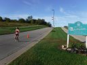 Just about to mile 3 on Schwaeger Drive