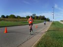 Just about to mile 3 on Schwaeger Drive