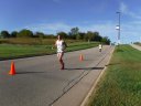 Just about to mile 3 on Schwaeger Drive