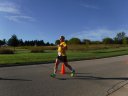 Just about to mile 3 on Schwaeger Drive