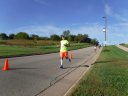 Just about to mile 3 on Schwaeger Drive