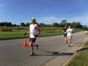 Just about to mile 3 on Schwaeger Drive