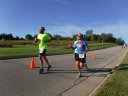 Just about to mile 3 on Schwaeger Drive
