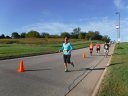 Just about to mile 3 on Schwaeger Drive