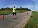 Just about to mile 3 on Schwaeger Drive