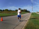 Just about to mile 3 on Schwaeger Drive
