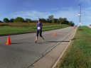 Just about to mile 3 on Schwaeger Drive