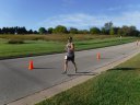 Just about to mile 3 on Schwaeger Drive