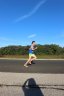 Leaders on Indian Mound Parkway before mile 1