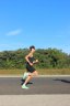 Leaders on Indian Mound Parkway before mile 1