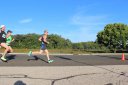 Leaders on Indian Mound Parkway before mile 1