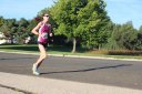 Leaders on Indian Mound Parkway before mile 1