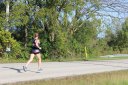 Just Behind Lead Pack at Mile 11 Aid Station