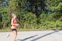 Just Behind Lead Pack at Mile 11 Aid Station