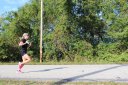 Just Behind Lead Pack at Mile 11 Aid Station