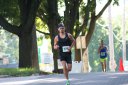 Lead Pack at Mile 12 Aid Station