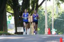 Lead Pack at Mile 12 Aid Station