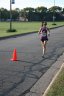 At the front of the pack 2.5 miles into race on University/Schwaeger Dr