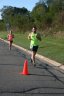 Just behind the lead pack 2.5 miles into race on University/Schwaeger Dr