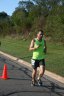 Just behind the lead pack 2.5 miles into race on University/Schwaeger Dr