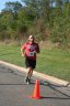 Just behind the front of the pack 2.5 miles into race on University/Schwaeger Dr