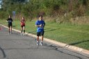 Not to far behind the front of the pack 2.5 miles into race on University/Schwaeger Dr