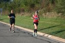 Not to far behind the front of the pack 2.5 miles into race on University/Schwaeger Dr