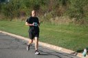 Not to far behind the front of the pack 2.5 miles into race on University/Schwaeger Dr