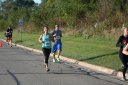 Not to far behind the front of the pack 2.5 miles into race on University/Schwaeger Dr