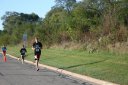 Not to far behind the front of the pack 2.5 miles into race on University/Schwaeger Dr