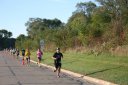 Looking strong 2..5 miles into race on University/Schwaeger Dr