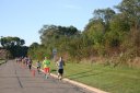 Looking strong 2..5 miles into race on University/Schwaeger Dr