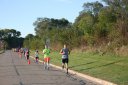 Looking strong 2..5 miles into race on University/Schwaeger Dr