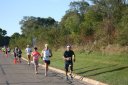 Looking strong 2..5 miles into race on University/Schwaeger Dr