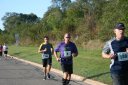 Looking strong & having fun, middle of the pack, 2..5 miles into race on University/Schwaeger Dr