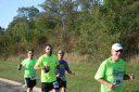 Looking strong & having fun, middle of the pack, 2..5 miles into race on University/Schwaeger Dr