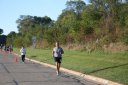 Looking strong & having fun, middle of the pack, 2..5 miles into race on University/Schwaeger Dr